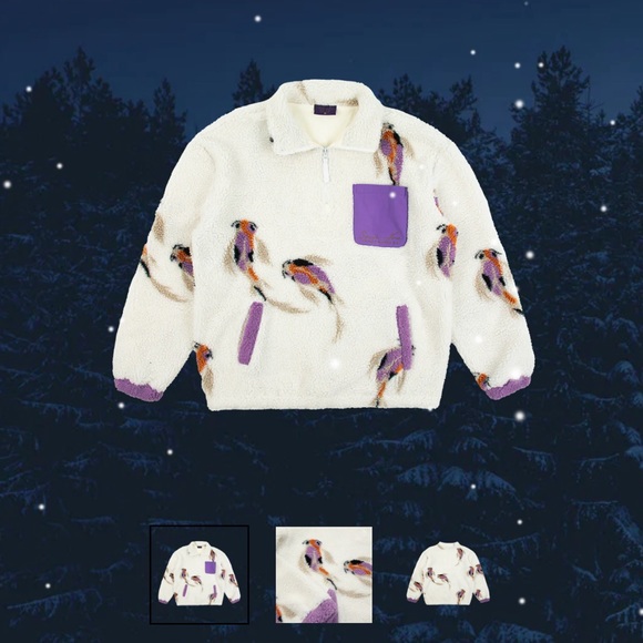 XL Taylor Swift Koi Fish Sherpa pull over - Picture 1 of 3